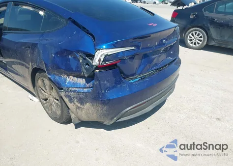 2025 Tesla Model 3 Long Range Rear-Wheel Drive из США, поврежденный, VIN 5YJ3E1EA1SF910377